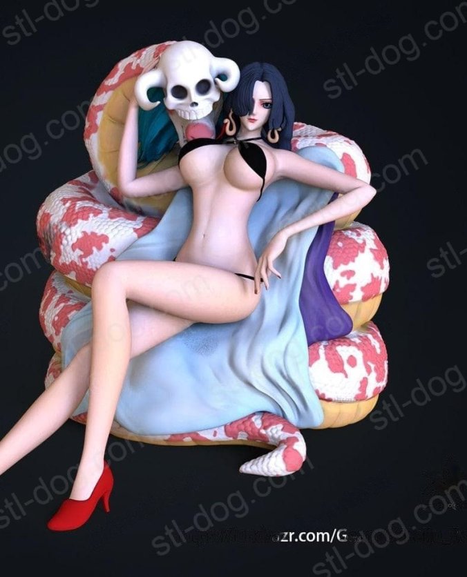 海贼王 女帝 波雅·汉库克 Boa Hancock 3D打印图纸